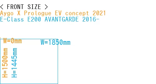 #Aygo X Prologue EV concept 2021 + E-Class E200 AVANTGARDE 2016-
